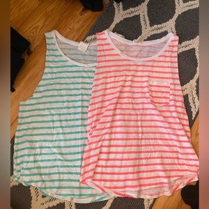 2 Victoria’s Secret PINK tank tops